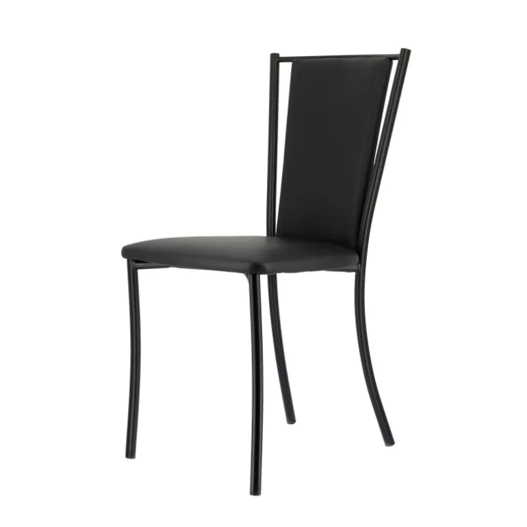 Reina Chaise de cuisine contemporaine en métal et simili