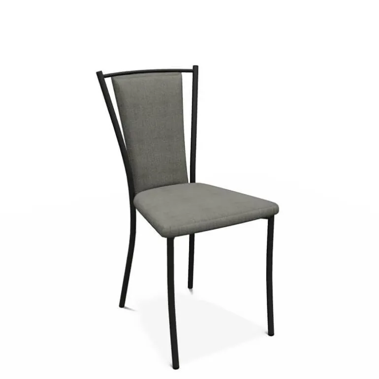 Reina Chaise en tissu de style contemporain fabriquée en Belgique