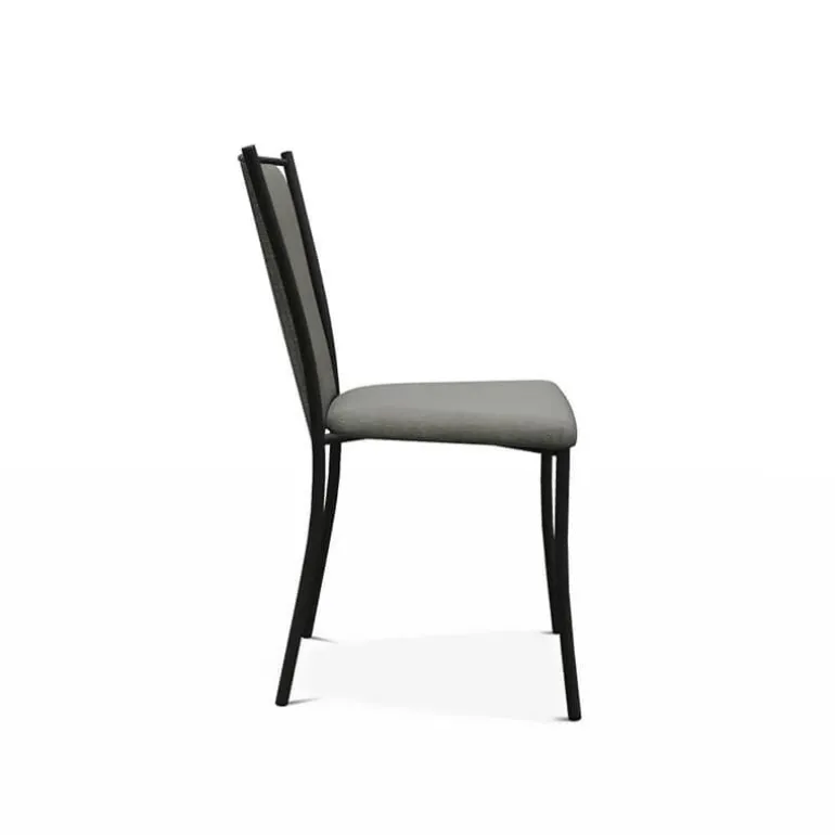 Reina Chaise en tissu de style contemporain fabriquée en Belgique