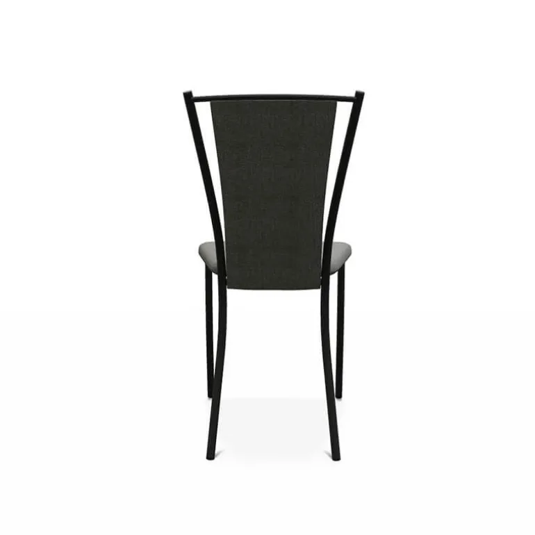 Reina Chaise en tissu de style contemporain fabriquée en Belgique