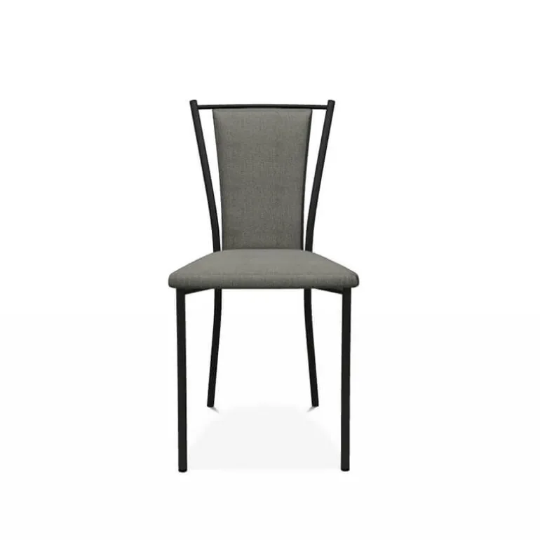 Reina Chaise en tissu de style contemporain fabriquée en Belgique