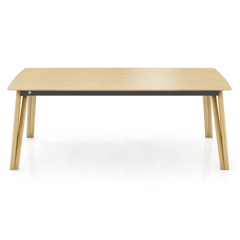 Rennes Mobitec® Table moderne en bois massif pieds épingle