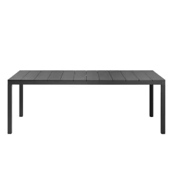 Rio Table de jardin en aluminium rectangulaire fabriquée en Italie