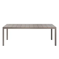 Rio Table de jardin en aluminium rectangulaire fabriquée en Italie