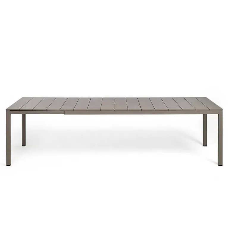 Rio Table de jardin extensible en polypropylène DurelTop et aluminium
