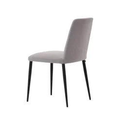 Rob C03 Mobitec® Chaise de salle à manger en tissu et métal