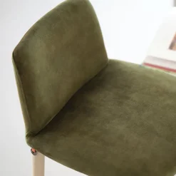 Rob C05 Mobitec® Tabouret snack en tissu et bois massif