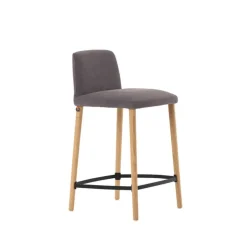 Rob C05 Mobitec® Tabouret snack en tissu et bois massif