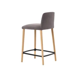 Rob C05 Mobitec® Tabouret snack en tissu et bois massif