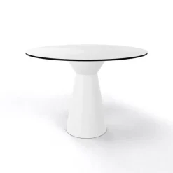 Roller H74 ronde Table design italienne ronde avec pied central