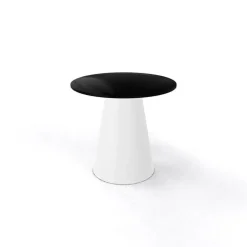 Roller H55 Table d'appoint ronde design italien à pied central