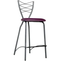 Romance Carrier® Tabouret snack contemporain en synthétique et métal