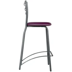 Romance Carrier® Tabouret snack contemporain en synthétique et métal