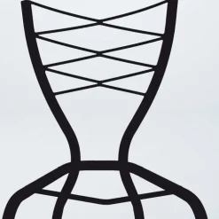 Romance Carrier® Tabouret snack contemporain en synthétique et métal