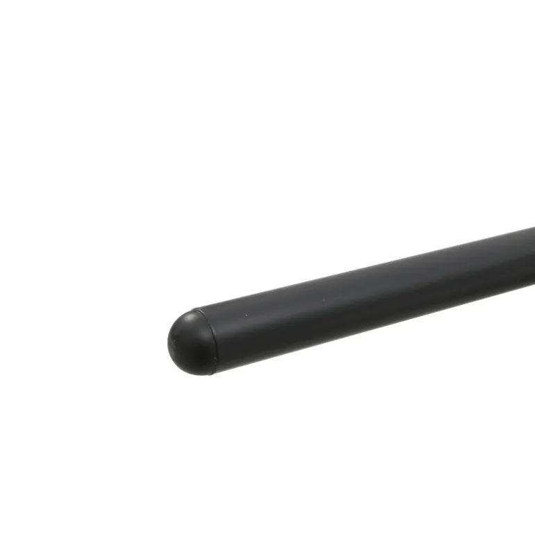 SandroTabouret snack bimatière en tissu avec dossier bois et pieds en métal