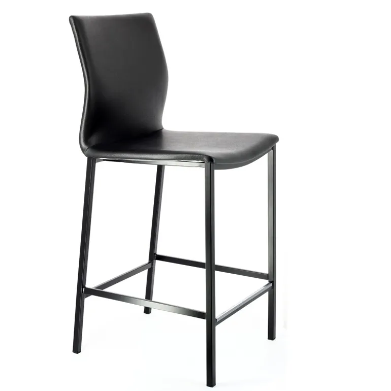 Sierra Tabouret snack en métal et simili