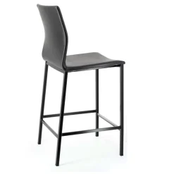 Sierra Tabouret snack en métal et simili