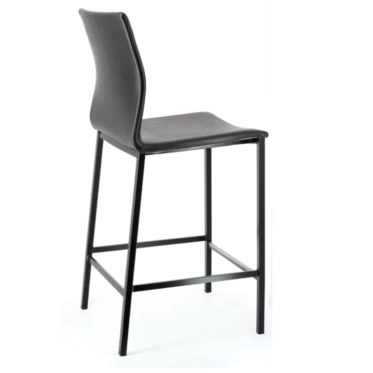 Sierra Tabouret snack en métal et simili