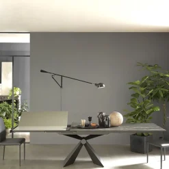 Sintesi Table design italienne extensible en céramique