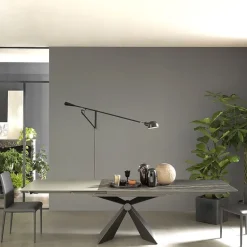 Sintesi Table design italienne extensible en céramique
