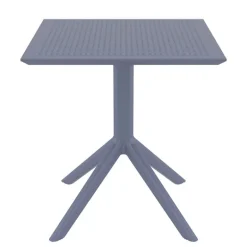 Sky Petite table carrée en résine