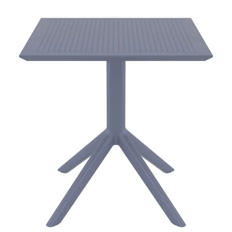 Sky Petite table carrée en résine