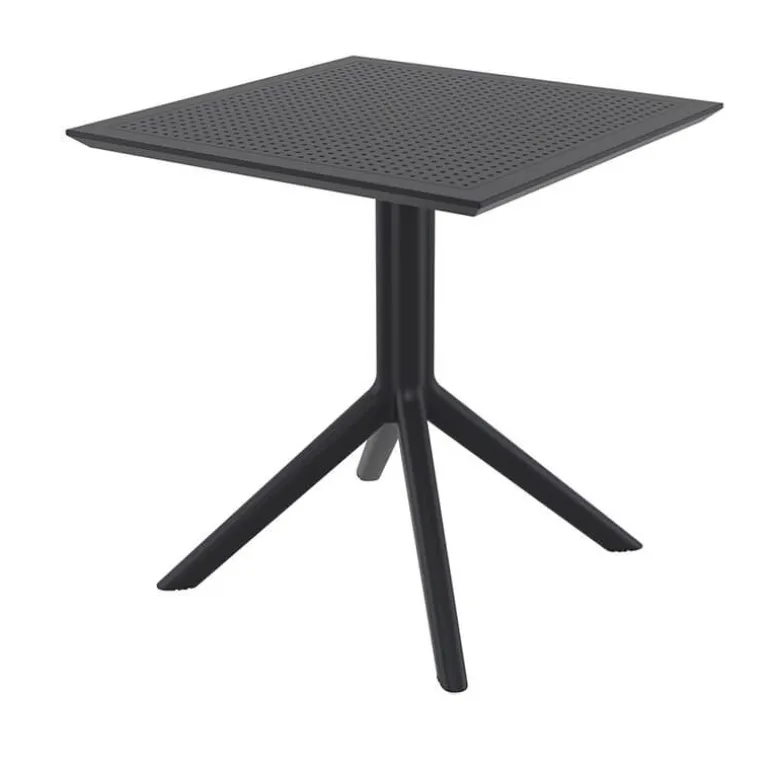Sky Petite table carrée en résine