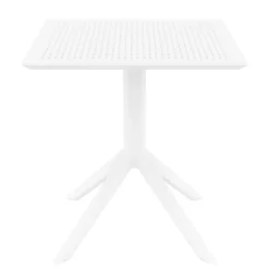 Sky Petite table carrée en résine