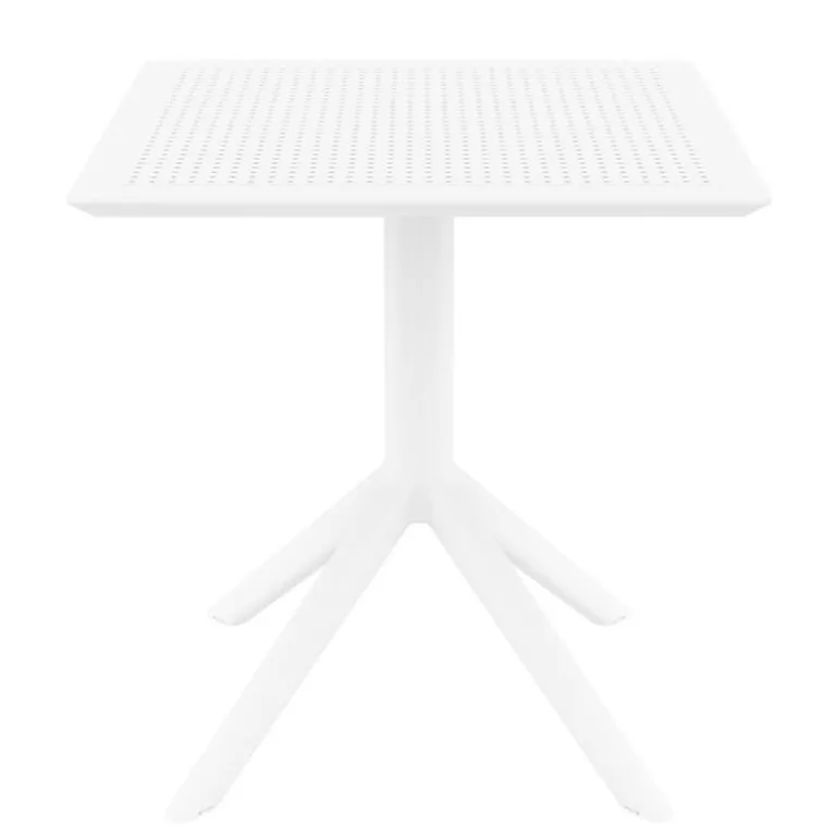 Sky Petite table de jardin carrée en résine