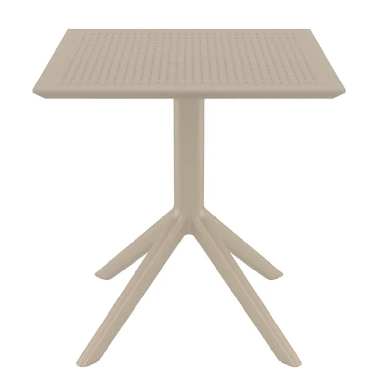 Sky Petite table de jardin carrée en résine