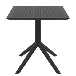 Sky Petite table de jardin carrée en résine