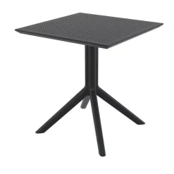 Sky Petite table de jardin carrée en résine