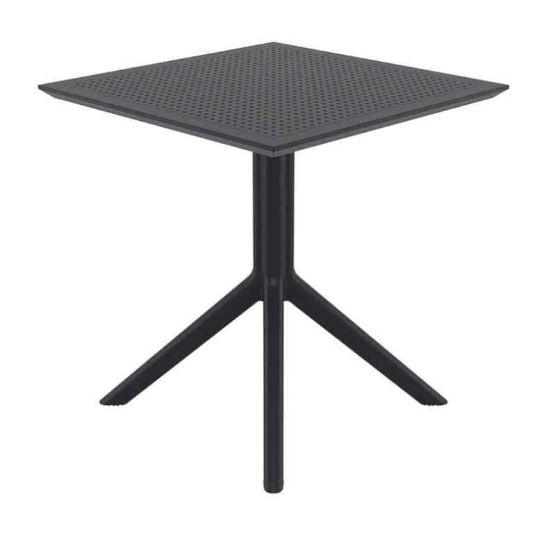 Sky Petite table de jardin carrée en résine