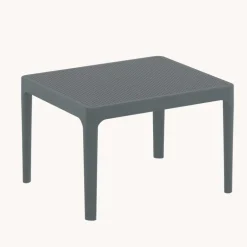Sky Side Table basse de jardin rectangulaire en résine