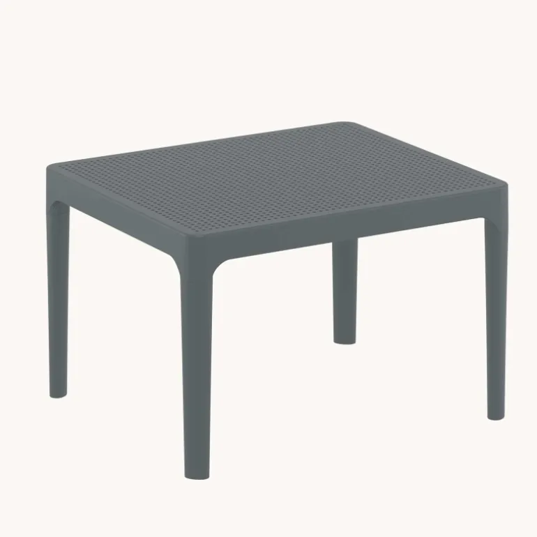 Sky Side Table basse de jardin rectangulaire en résine