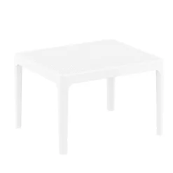 Sky Side Table basse de jardin rectangulaire en résine