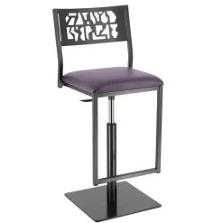 Slide Carrier® Tabouret pivotant et réglable en hauteur style industriel