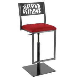 Slide Carrier® Tabouret pivotant et réglable en hauteur style industriel