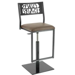 Slide Carrier® Tabouret pivotant et réglable en hauteur style industriel