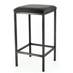 Slide Carrier® Tabouret snack en métal sans dossier assise synthétique