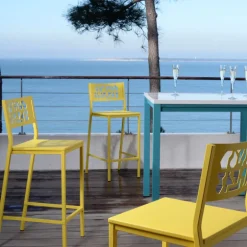 Slide Carrier® Tabouret snack en acier style industriel