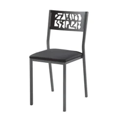 Slide Industrie Carrier® Chaise de cuisine moderne en métal style industriel