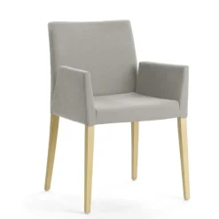 Slim Mobitec® Fauteuil cocooning en bois et tissu