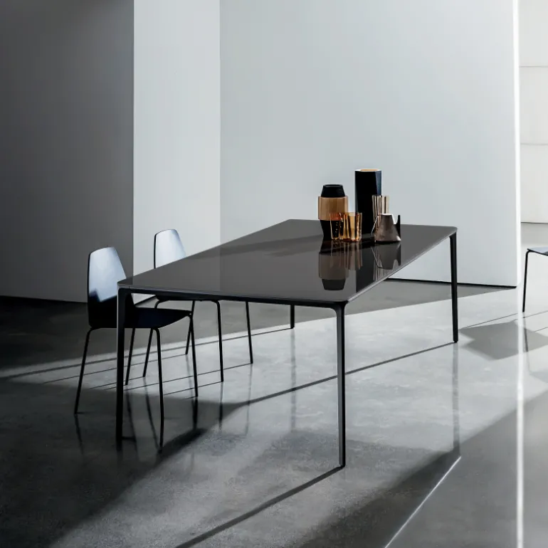 SlimSovet® Table design rectangulaire en verre