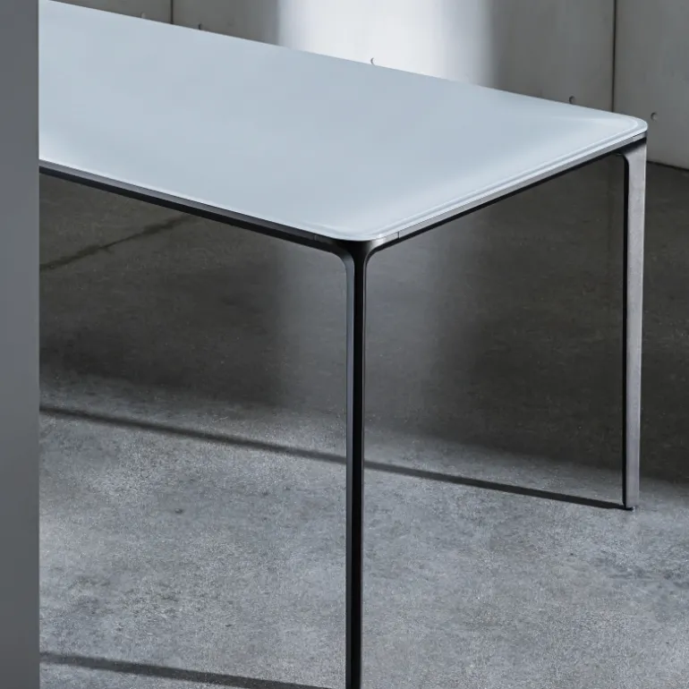 SlimSovet® Table design rectangulaire en verre