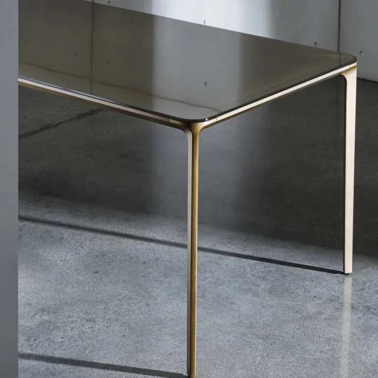 SlimSovet® Table design rectangulaire en verre