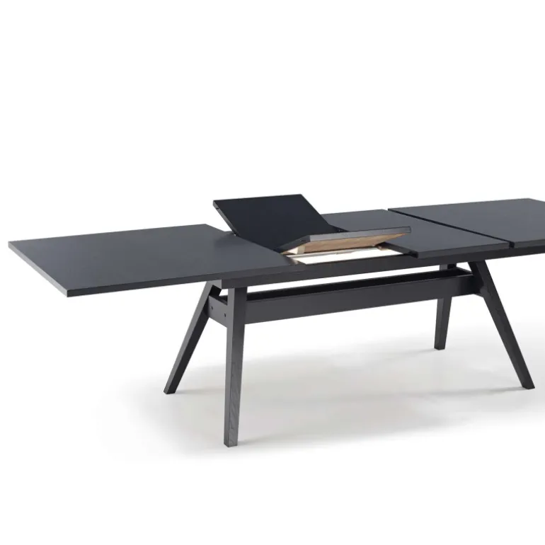 SM11 Table de séjour scandinave extensible en bois