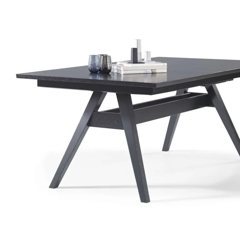 SM11 Table de séjour scandinave extensible en bois