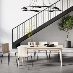 SM118/119 Table extensible en bois massif fabriquée au Danemark
