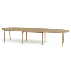 SM78 Table ovale extensible en bois massif fabriquée au Danemark
